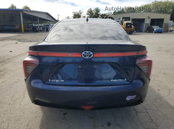 JTDBVRBD2KA006023 2019 TOYOTA MIRAI Blue წინა სალონის ხედი