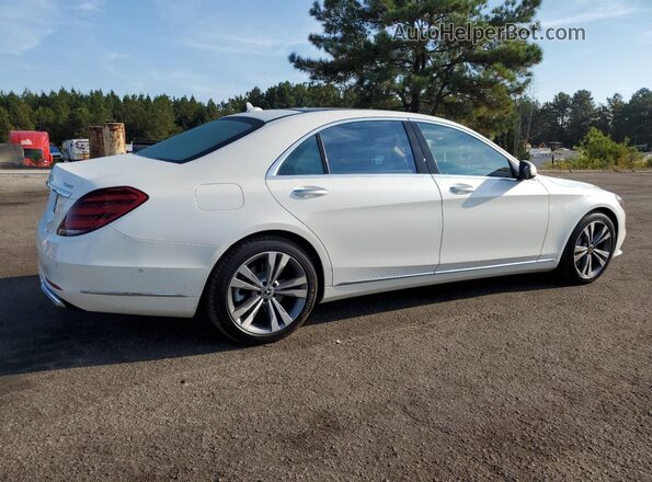 WDDUG8GB1JA381006 2018 MERCEDES-BENZ S-CLASS Белый 