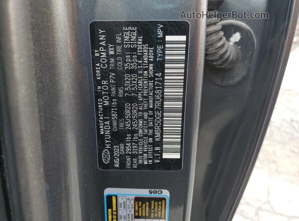 KM8R5DGE7RU681714 2024 HYUNDAI PALISADE Gray 