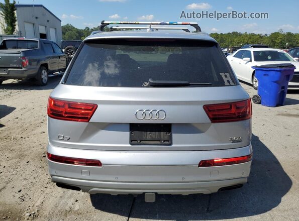 WA1VAAF75JD029947 2018 AUDI Q7 Silver 