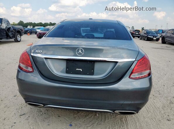 55SWF4JB2JU257338 2018 MERCEDES-BENZ C Gray Вид салону спереду