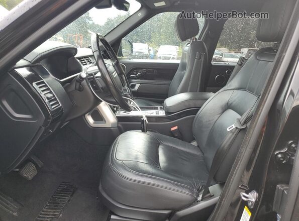 SALGR2RV9JA510740 2018 LAND ROVER RANGE ROVER Black Widok deski rozdzielczej