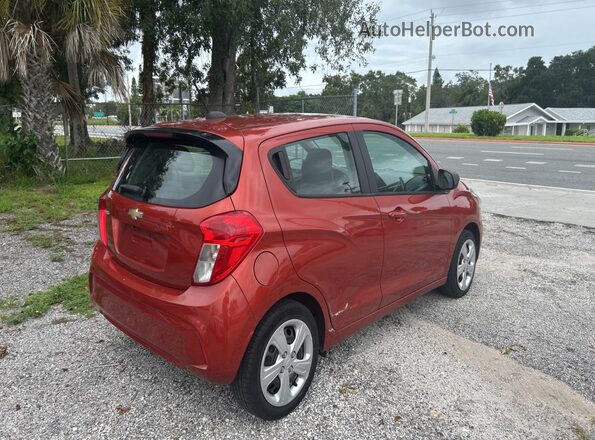 KL8CB6SA4MC717000 2021 CHEVROLET SPARK Orange Vista frontal
