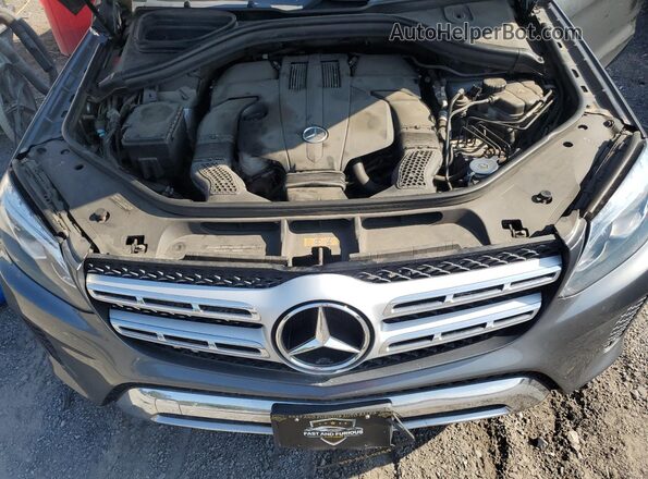 4JGDF6EE3KB227337 2019 MERCEDES-BENZ GLS Gray VIN sticker view