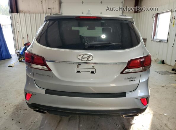 KM8SNDHF6HU218180 2017 HYUNDAI SANTA FE Silver 