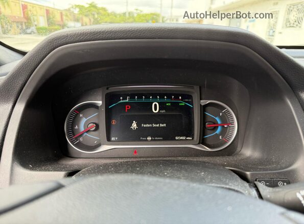 5FNYF7H9XMB009275 2021 HONDA PASSPORT White Widok zestawu wskaźników
