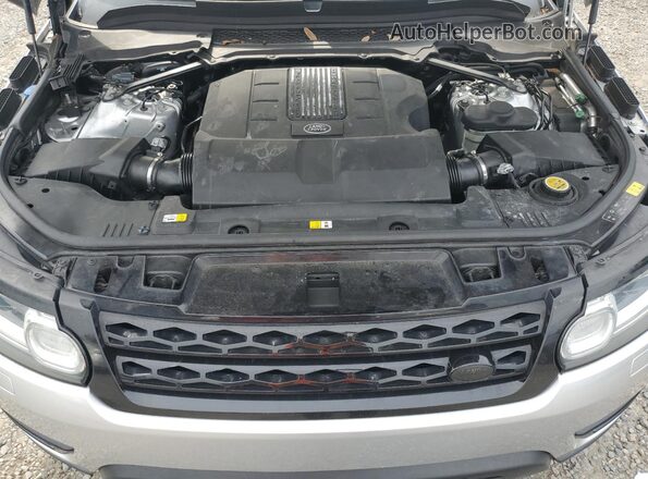 SALWR2EFXGA107224 2016 LAND ROVER RANGE ROVER Silver Engine compartment view