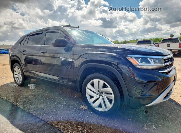 1V2WE2CA6MC202775 2021 VOLKSWAGEN ATLAS Black Vista frontal