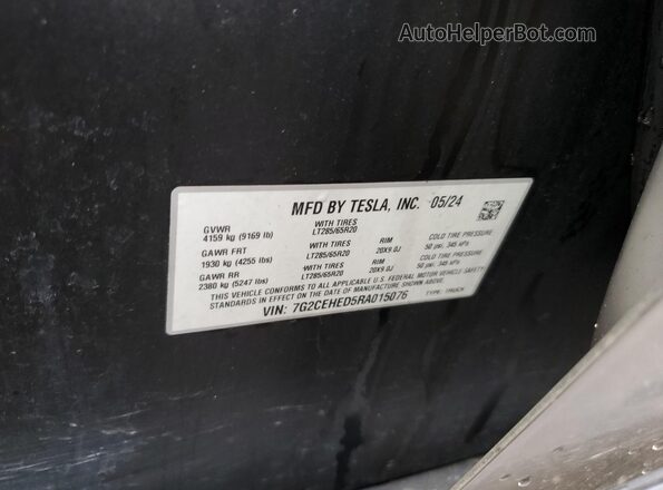 7G2CEHED5RA015076 2024 TESLA CYBERTRUCK Gold 
