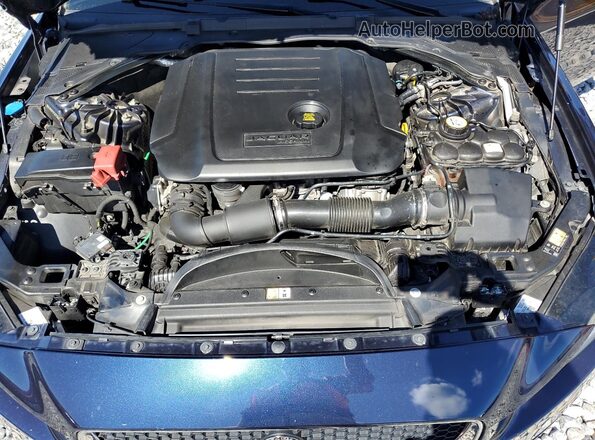SAJAD4FN7JCP33621 2018 JAGUAR XF Синий 