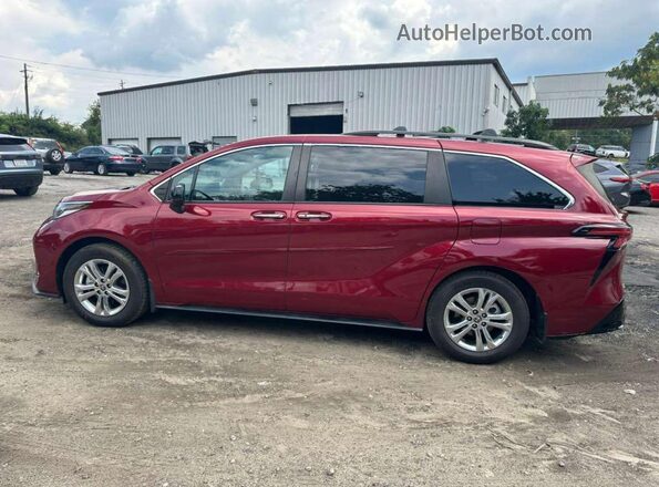 5TDXSKFC5NS055750 2022 TOYOTA SIENNA Red 