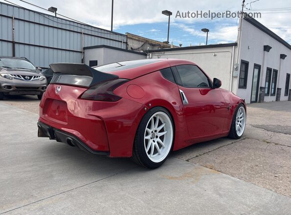 JN1AZ4EH8GM934008 2016 NISSAN 370Z Красный Вид спереди