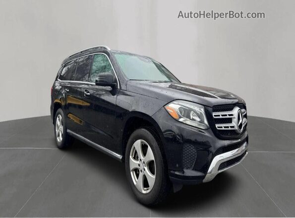 4JGDF6EE4HA858306 2017 MERCEDES-BENZ GLS Black Trasero izquierdo