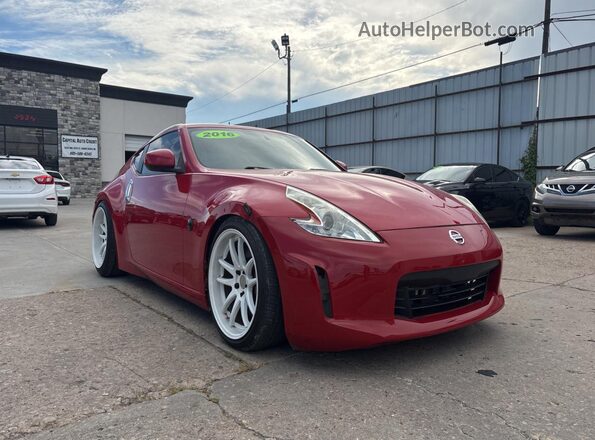 JN1AZ4EH8GM934008 2016 NISSAN 370Z Красный Задняя левая четверть