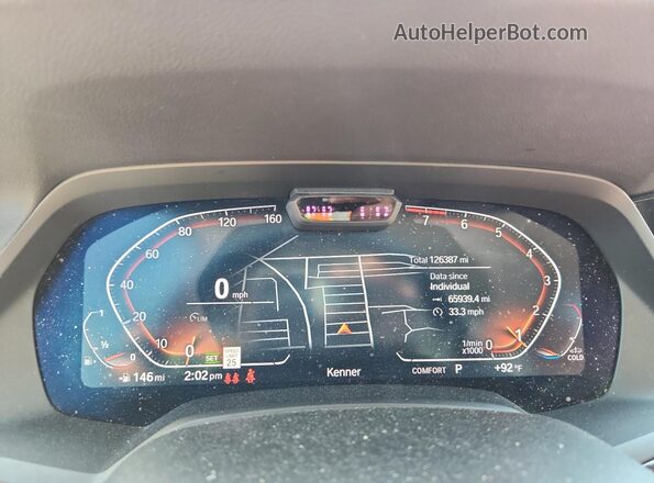 5UXCW2C06L9D08519 2020 BMW X7 Blue Widok tylnych siedzeń