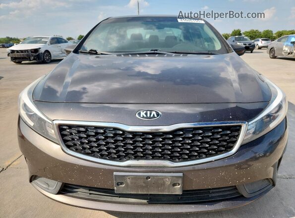 3KPFK4A76JE165163 2018 KIA FORTE Brown 