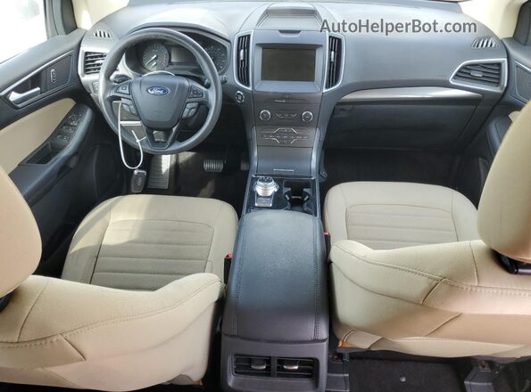 2FMPK3G98LBB42724 2020 FORD EDGE White ხელსაწყოთა პანელის ხედი