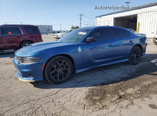 2C3CDXHG6MH629294 2021 DODGE CHARGER Blue 