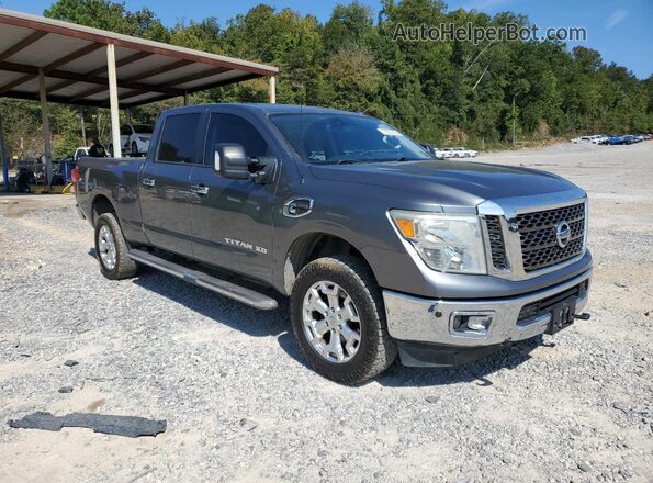 1N6BA1F46GN504472 2016 NISSAN TITAN Gray Front view