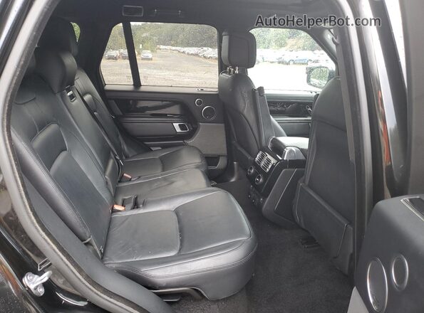 SALGR2RV9JA510740 2018 LAND ROVER RANGE ROVER Black Widok komory silnika