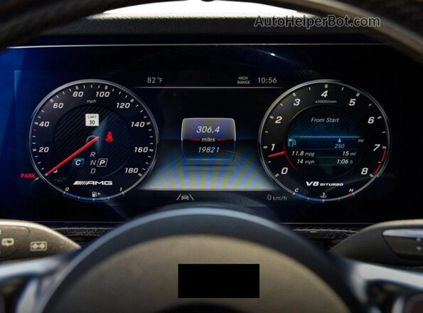 W1NYC7HJ1PX488921 2023 MERCEDES-BENZ G-CLASS Красный Вид щитка приборов