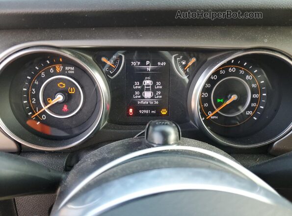 1C6HJTAG2LL142325 2020 JEEP GLADIATOR Серый Вид задних сидений