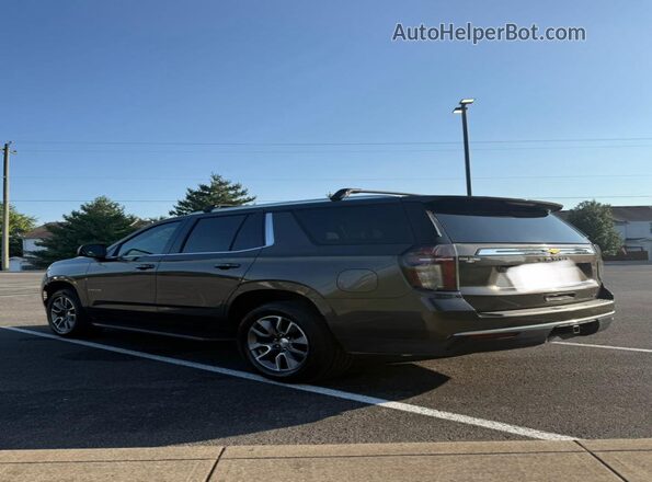 1GNSCNKD0MR124906 2021 CHEVROLET TAHOE Brown Դիմացի տեսք