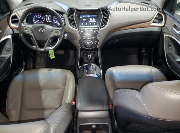 KM8SNDHF6HU218180 2017 HYUNDAI SANTA FE Silver 