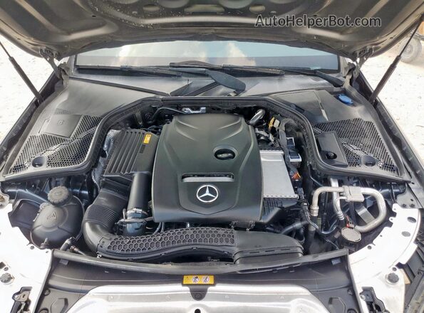 55SWF4JB2JU257338 2018 MERCEDES-BENZ C Gray Вид підкапотного простору