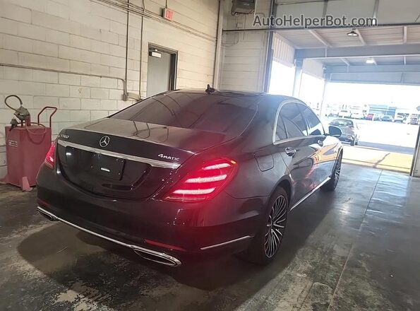 WDDUG8GB3JA399510 2018 MERCEDES-BENZ S-CLASS Черный Вид спереди
