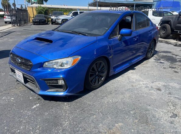 JF1VA1A64L9821555 2020 SUBARU WRX Blue Задня ліва чверть
