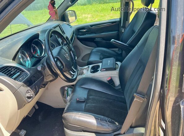 2C4RDGCG8HR749384 2017 DODGE CARAVAN Черный Вид подкапотного пространства