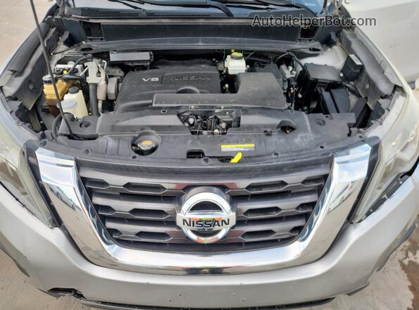 5N1DR2MN8KC584511 2019 NISSAN PATHFINDER Silver VIN კოდის სტიკერის ხედი