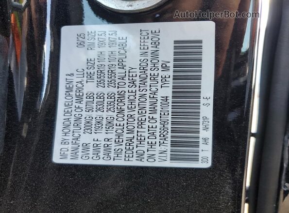 7FARS6H90TE010044 2026 HONDA CR-V Черный 