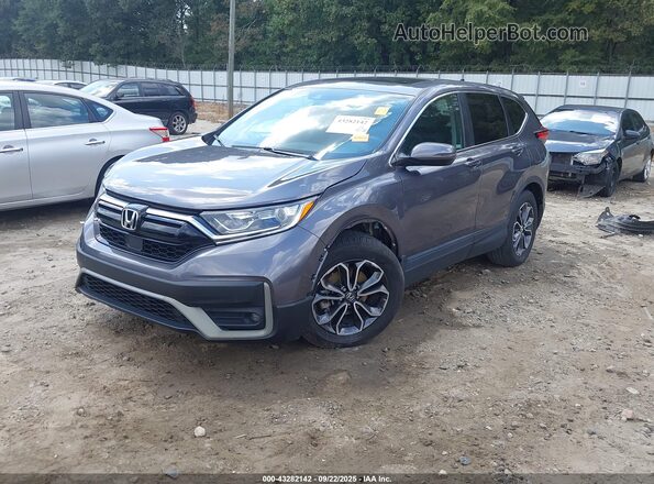 7FARW1H84LE027606 2020 HONDA CR-V Gray Առջևի ձախ երեք քառորդ տեսարան