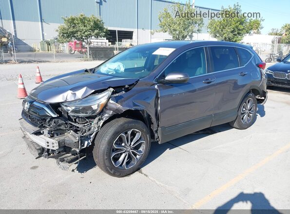 7FARW1H85LE021944 2020 HONDA CR-V Gray Առջևի ձախ երեք քառորդ տեսարան