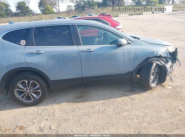 7FARW2H55LE002550 2020 HONDA CR-V Blue Vista interior trasera