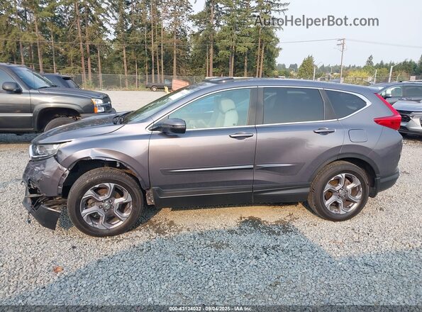 7FARW2H80JE074313 2018 HONDA CR-V Gray 