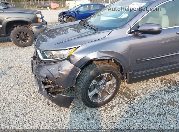 7FARW2H80JE074313 2018 HONDA CR-V Gray 