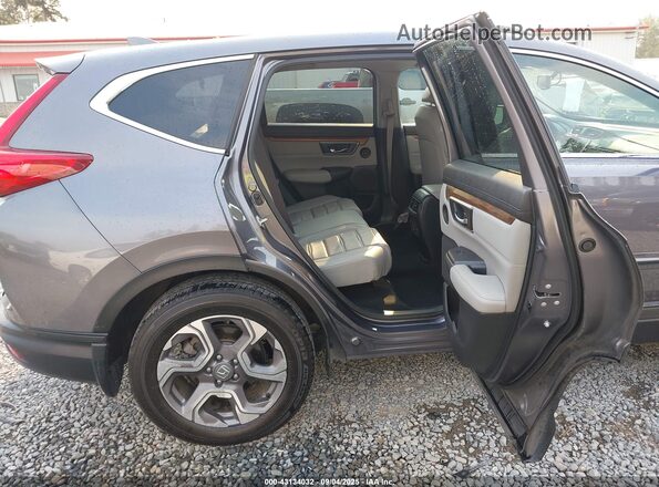 7FARW2H80JE074313 2018 HONDA CR-V Gray 