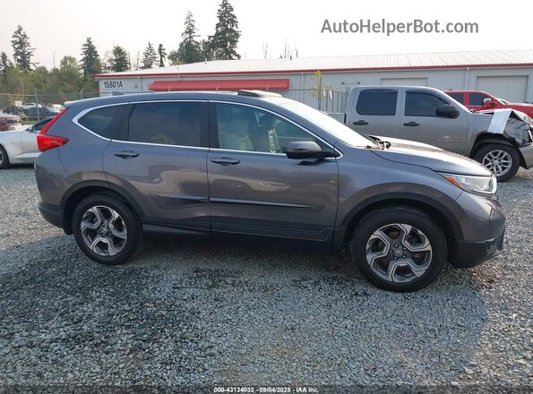 7FARW2H80JE074313 2018 HONDA CR-V Gray 