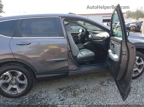 7FARW2H80JE074313 2018 HONDA CR-V Gray 