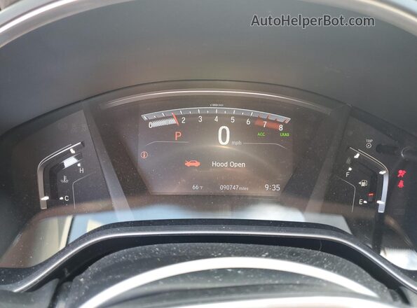7FARW2H88LE005517 2020 HONDA CR-V Silver Սարքավորումների վահանակի տեսք