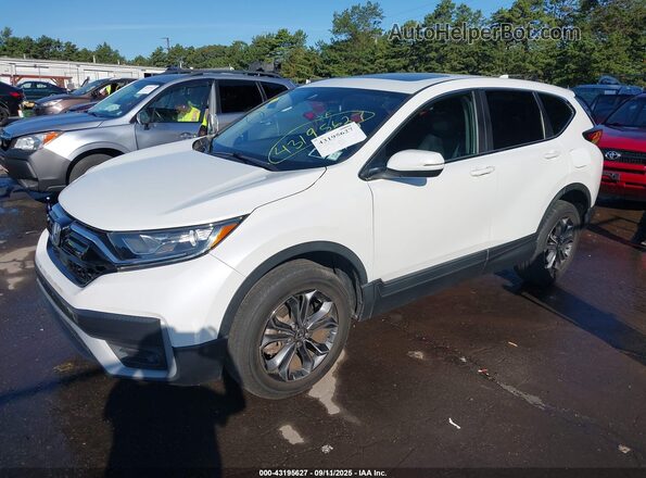7FARW2H89ME081118 2021 HONDA CR-V White წინა მარცხენა ხედი სამი მეოთხედიდან