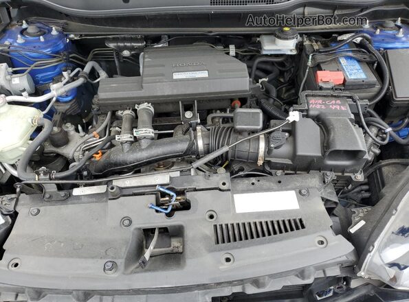 7FARW2H8XLE006958 2020 HONDA CR-V Blue უკანა სალონის ხედი