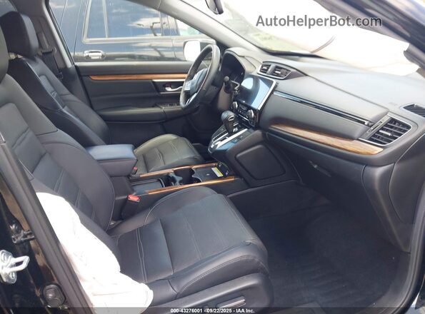 7FARW2H91NE014264 2022 HONDA CR-V Black Front interior view