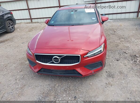 7JR102FK5LG041875 2020 VOLVO S60 Red Widok zestawu wskaźników