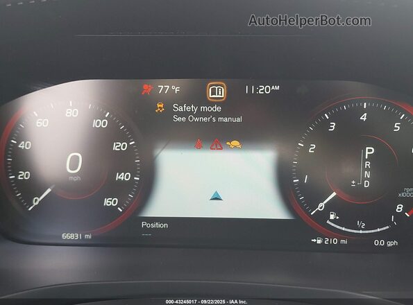 7JRA22TM8KG015219 2019 VOLVO S60 Dark Blue Вид задних сидений