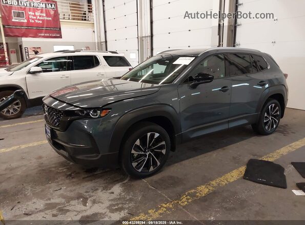 7MMVAAEW1SN115167 2025 MAZDA CX-50 HYBRID Blue წინა მარცხენა ხედი სამი მეოთხედიდან
