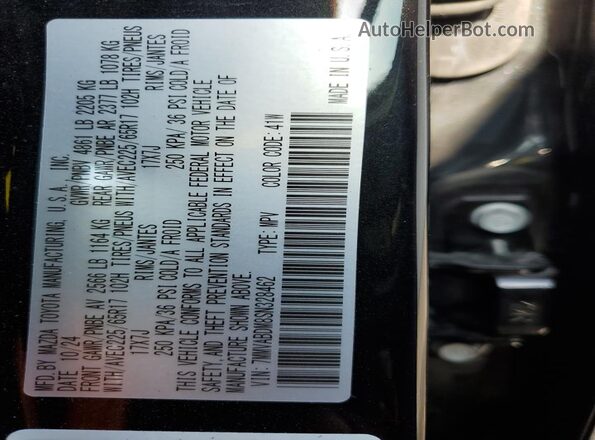 7MMVABDM8SN328462 2025 MAZDA CX-5 Black 360 interior view